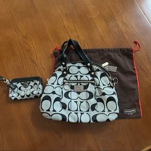 Coach Purse + Coin Purse